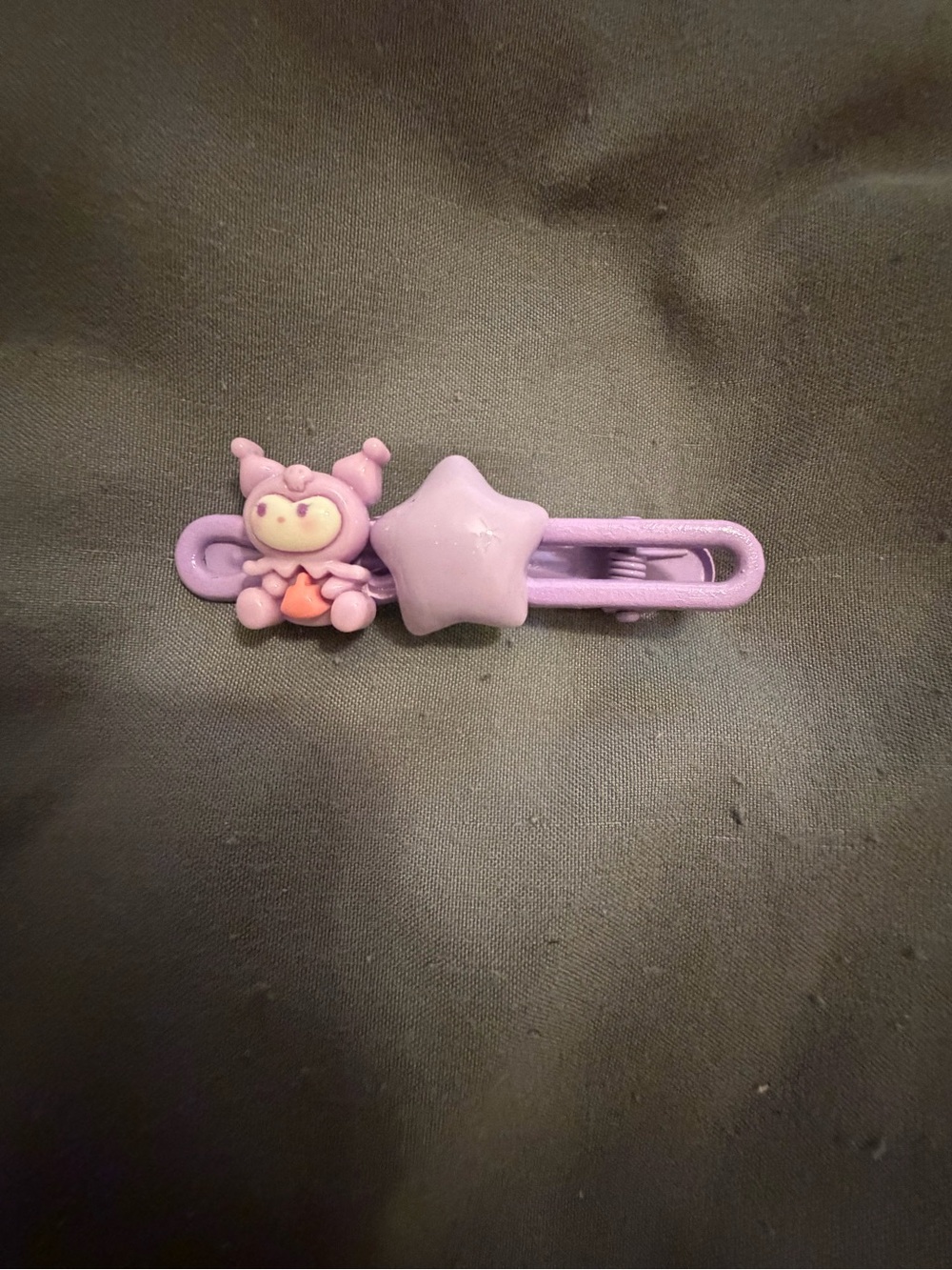NWOT Kids Purple Star & Bug Hair Clip - Cute Toddler Accessory